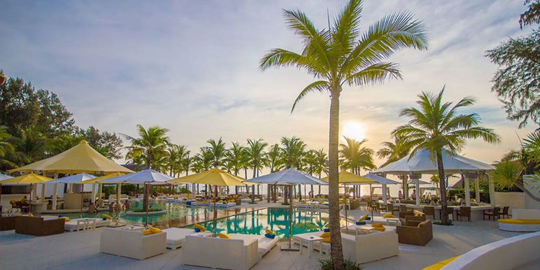 Beach Club tại dự án oceanami với tầm nhìn mở rộng về biển Long Hải