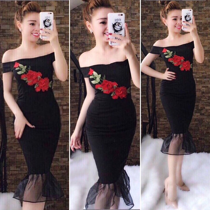 Đầm body đuôi cá